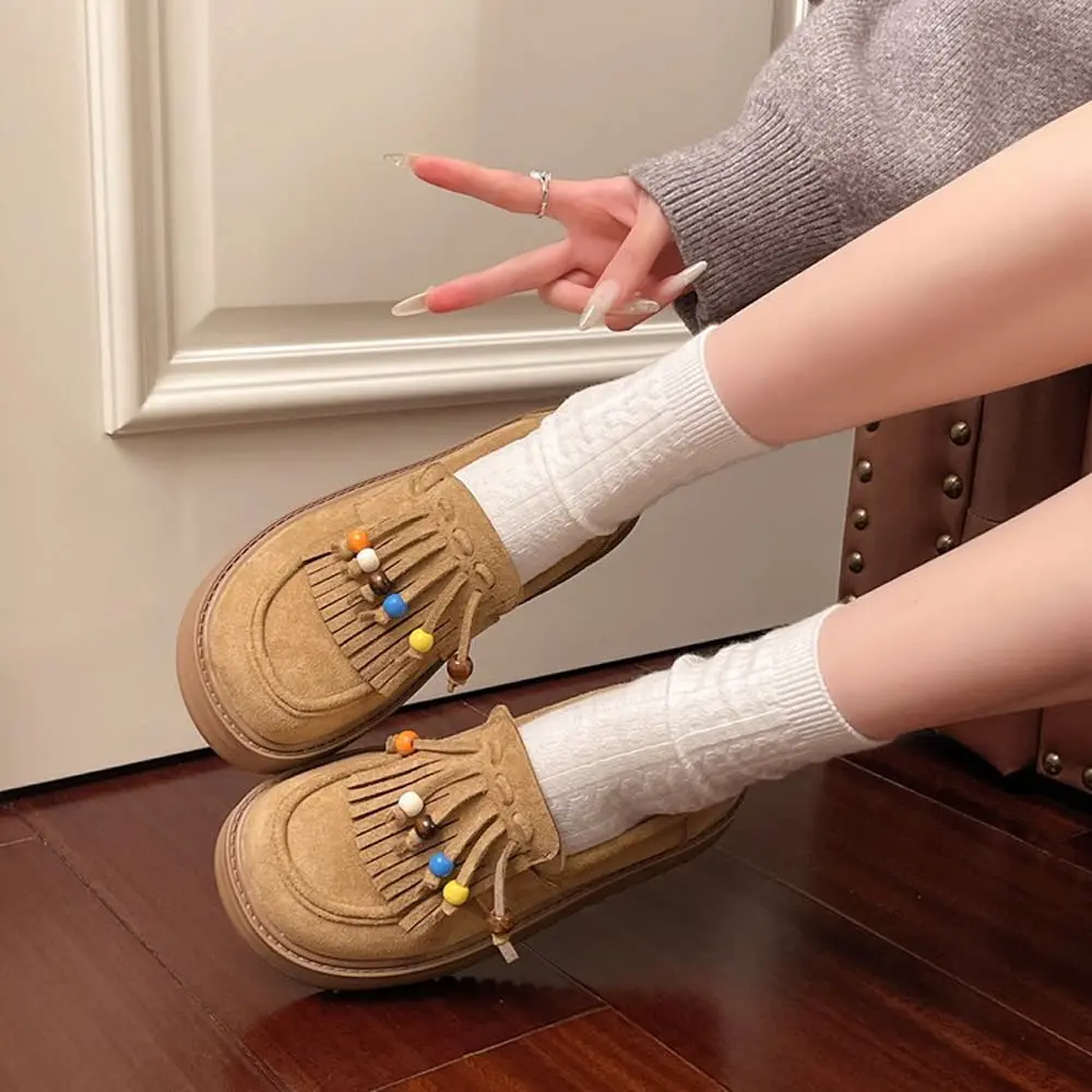 

Женские туфли на платформе 2024, весна 2024, новые туфли на толстой подошве, удобные удобные резиновые туфли для людей Женская Обувь