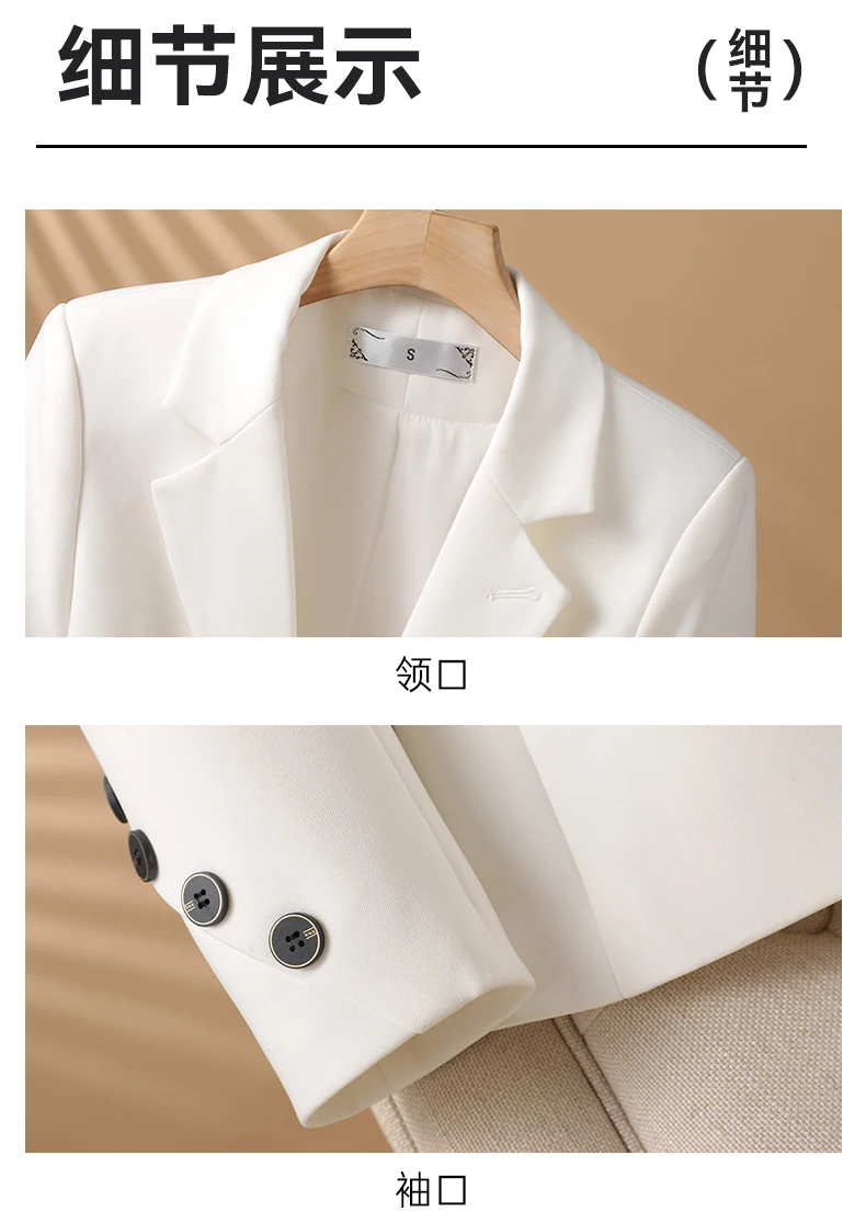 AIyssa-Veste de costume slim à manches longues, orange, haute qualité, nouvelle mode, automne et hiver, 2025