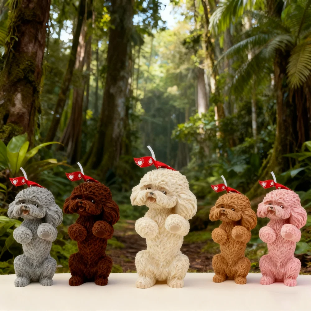 ثلاثية الأبعاد تيدي الكلب سيليكون قالب شمع الحيوان لطيف الدائمة الكلب الايبوكسي الراتنج قالب الصابون صنع أدوات رومانسية هدايا الزفاف ديكور