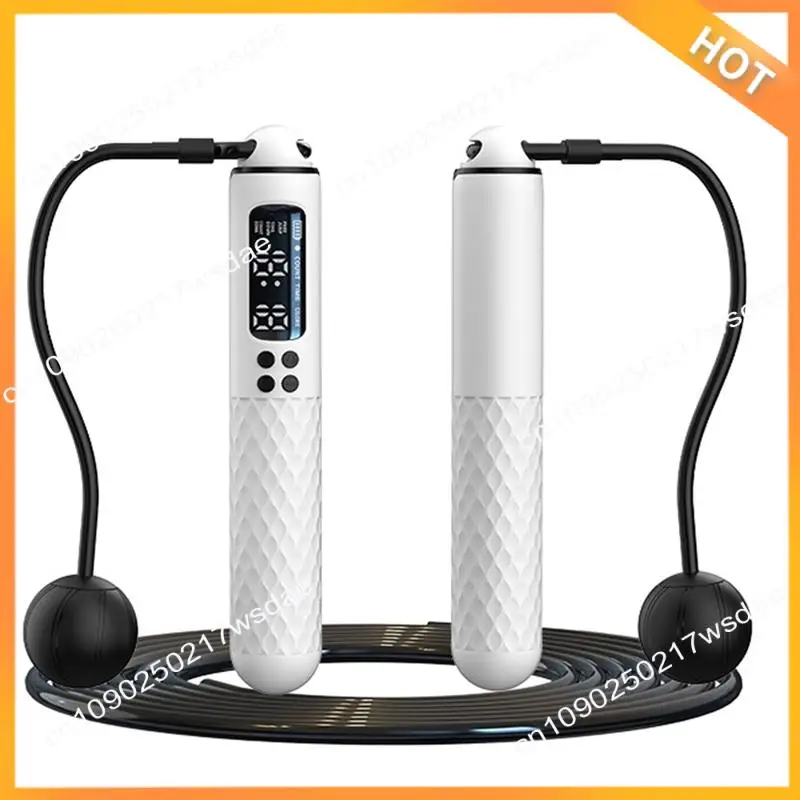 

X08A Интеллектуальная счетная скакалка с подшипником веса, бесконтактная стальная проволока двойного назначения для фитнеса и упражнений