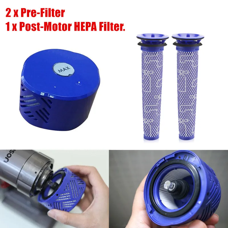 Pre Post-Motor Hepa Filter Kit Voor Dyson V6 Dc59 Stofzuiger Onderdelen Fit