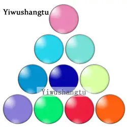 Different Rainbow color  bright   8mm/10mm/12mm/18mm/20mm/25mm Round photo glass cabochon demo flat back Making findings ZB0543