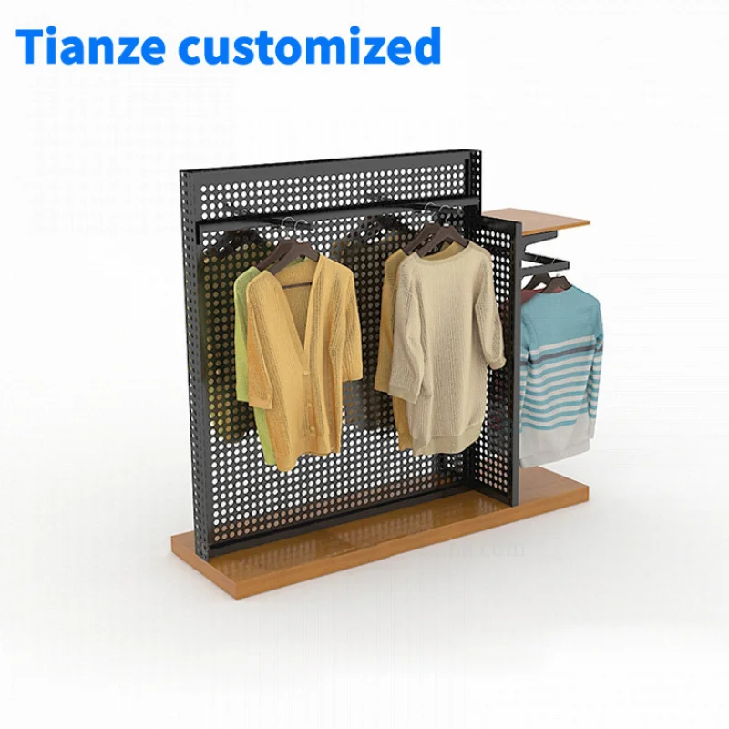 

[Customized]Custom metal clothes display stand shop metal clothes shop stand