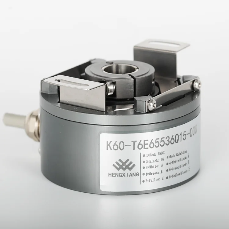 Optical Rotary Encoder K60-T6E4096Q12 DC5-30V 4096PPR Alternative ENI58IL-H12BA5-4096 UD2-RC1 for Textile Packaging Elevator