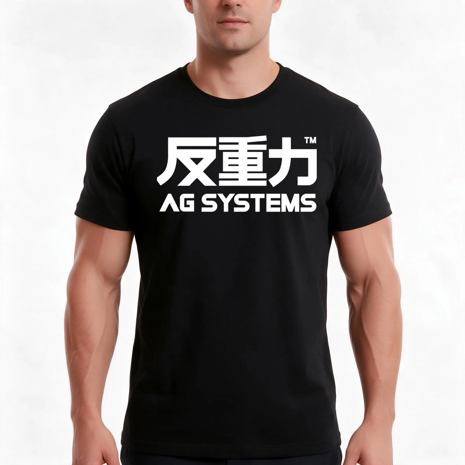 Wipeout 2049 - Ag Systems Logo T-Shirt, Summer Casual Cotton Tee, Oversized Streetwear Tops, Vintage Graphic Print, 100% Cotton