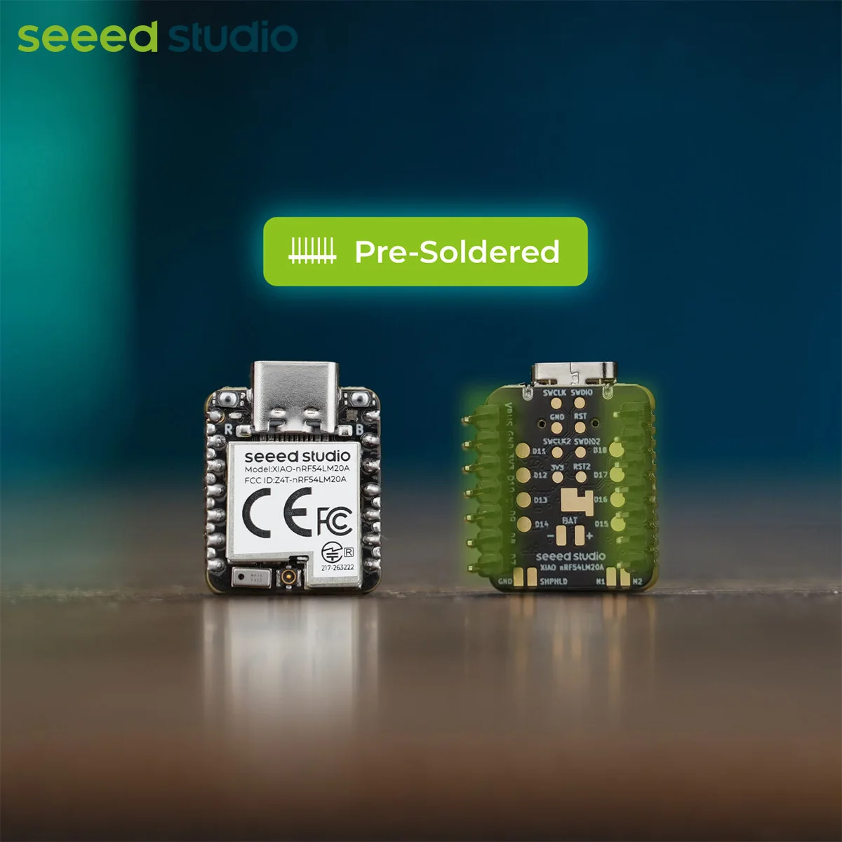 Seeed Studio XIAO nRF54LM20A Sense Pre-Soldered Wireless Dev Board Powerful SoC with BLE 6.0, Matter, Thread, Zigbee