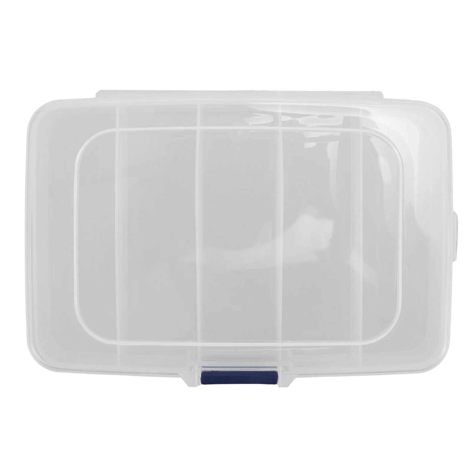 Hardware Storage Boxes Saw Blade Container Organizer Case with Lid Pp Small Parts Plastic Compartment White