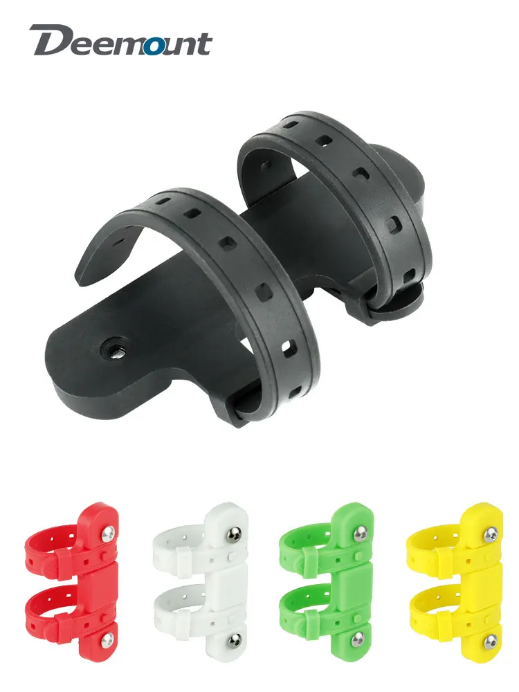 AliExpress Deemount Bicycle Bottle Holder Mount Adapter Silicone MTB Bike Kettle Stand Base Widely Use On Handlebar /Seatpost Tube/Frame