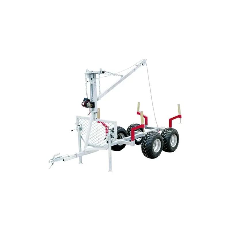 ATV Timber Trailer with Crane