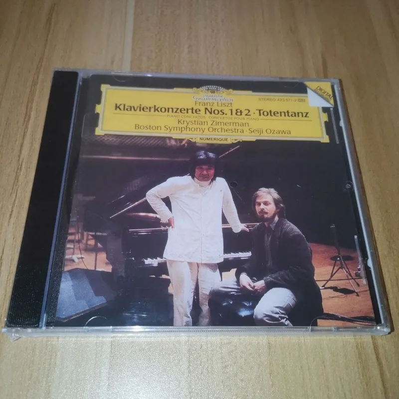 Conciertos para Piano de Liszt No. 12 Totentanz CD Zimerman Ozawa Orquesta Sinfónica de Boston Deutsche Grammophon Regalo para Audiófilos Clásicos