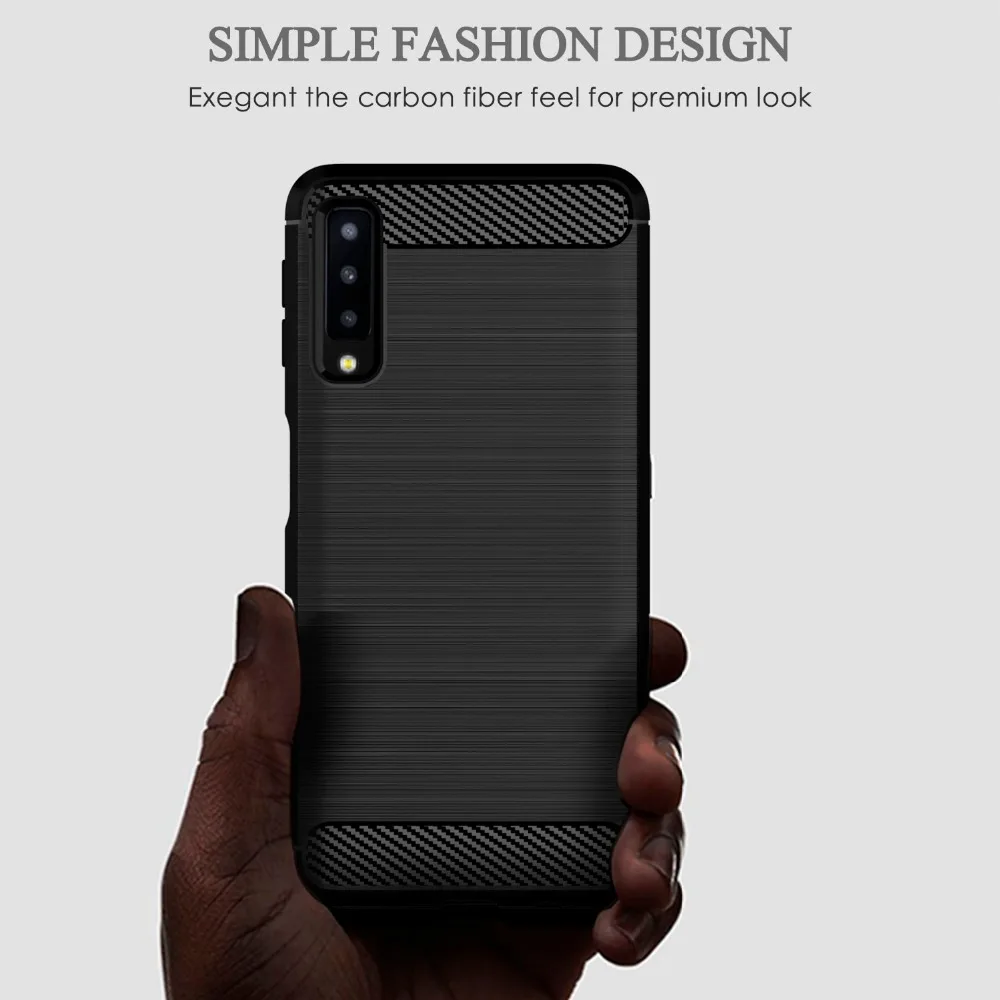Armor Case For Samsung Galaxy A05 A15 A05S A54 A34 A24 A14 A04 A32 A22 A52 A42 A72 A53 A73 A33 A13 A23 A12 5G Carbon Fiber Case