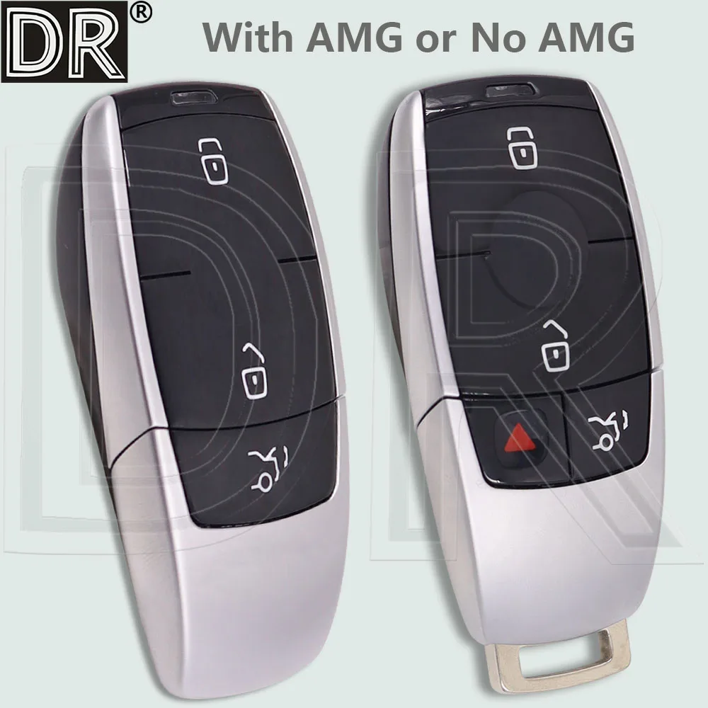 DR 3/4 Button Car Remote Key Shell Casr For Mercedes Benz W212 W463 W205 W168 W177 W176 W246 W222 X167 AMG GLC GLE E S Class