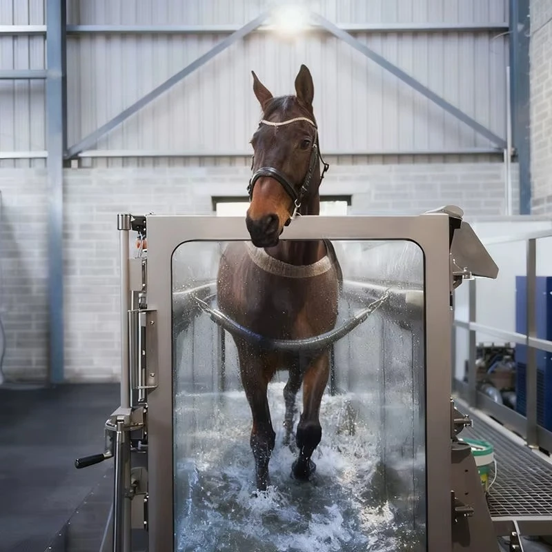 EUR VET factory price multifunctional horse rehabilitation hydrotherapy treadmill veterinary equipment for animal health