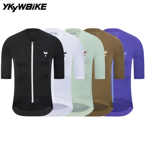 YKYWBIKE 2025 Ciclismo Jersey hombres verano Pro equipo bicicleta camisa manga corta transpirable bicicleta de carretera Maillot ciclismo ropa MTB