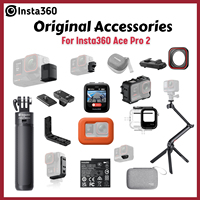 Original Accessories For Insta360 Ace Pro 2 Lens Guard Mini Carry Case Utility Metal Cage Mic Adapter Waterproof Dive Case GPS