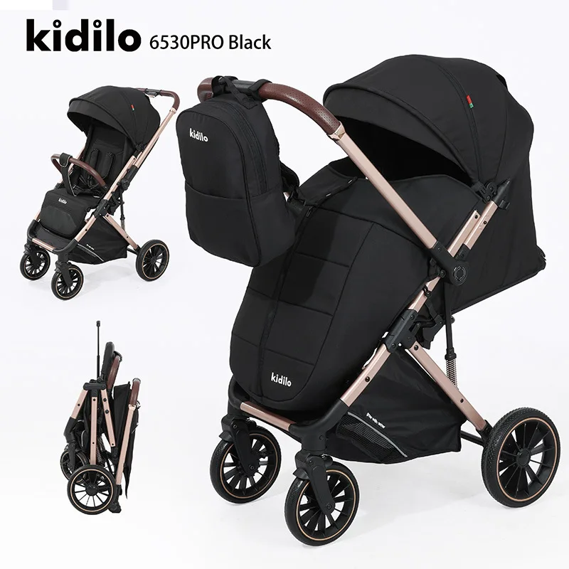 

High-view Strollers with Foot Covers, Suitable for Winter Use, Suitable for Both Sitting and Reclining, Wholesale Available.
