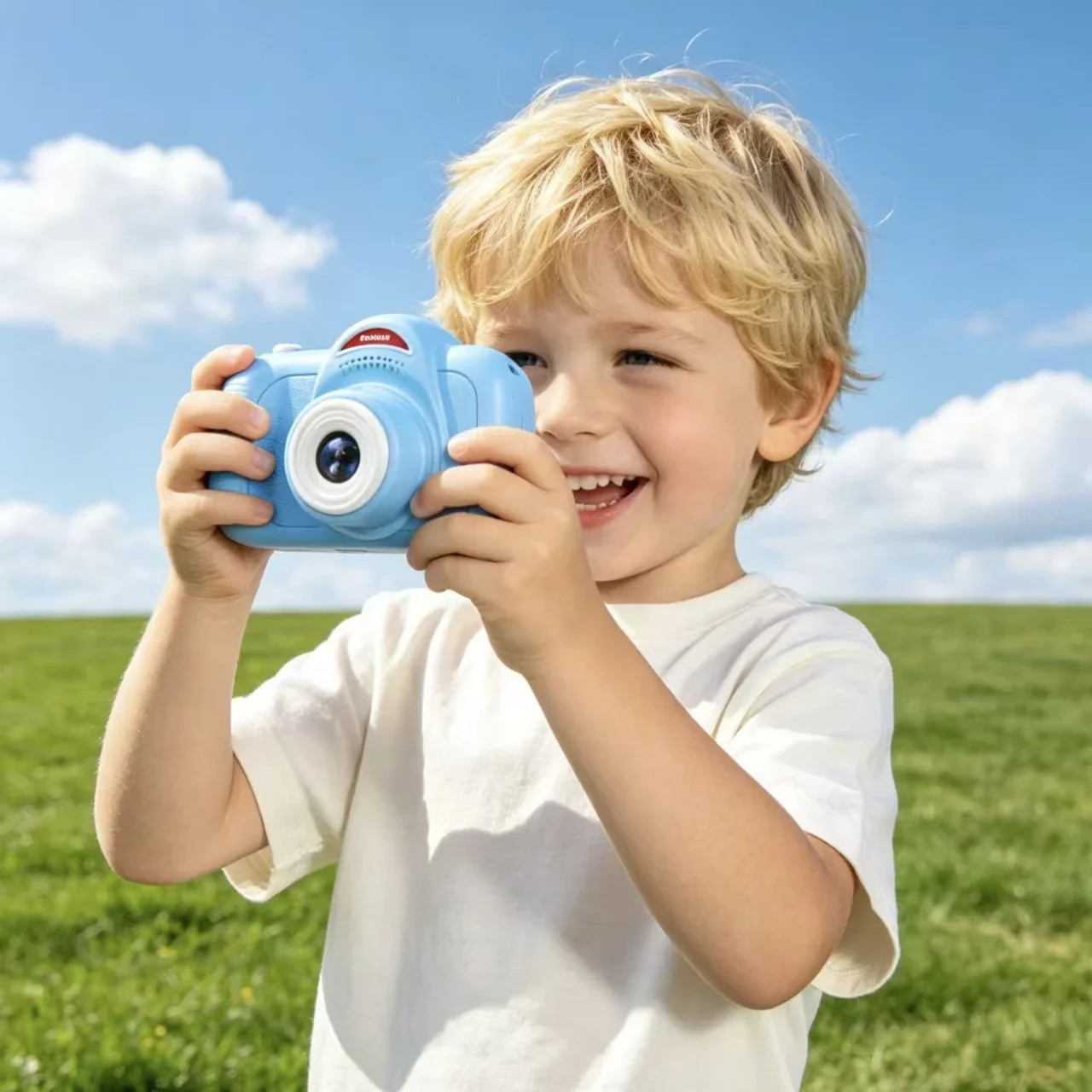 Cartoon Kids Digital Camera HD Video Recording Mini Rechargeable Photo Camera Toy Ideal Birthday Gift for Children Toddler