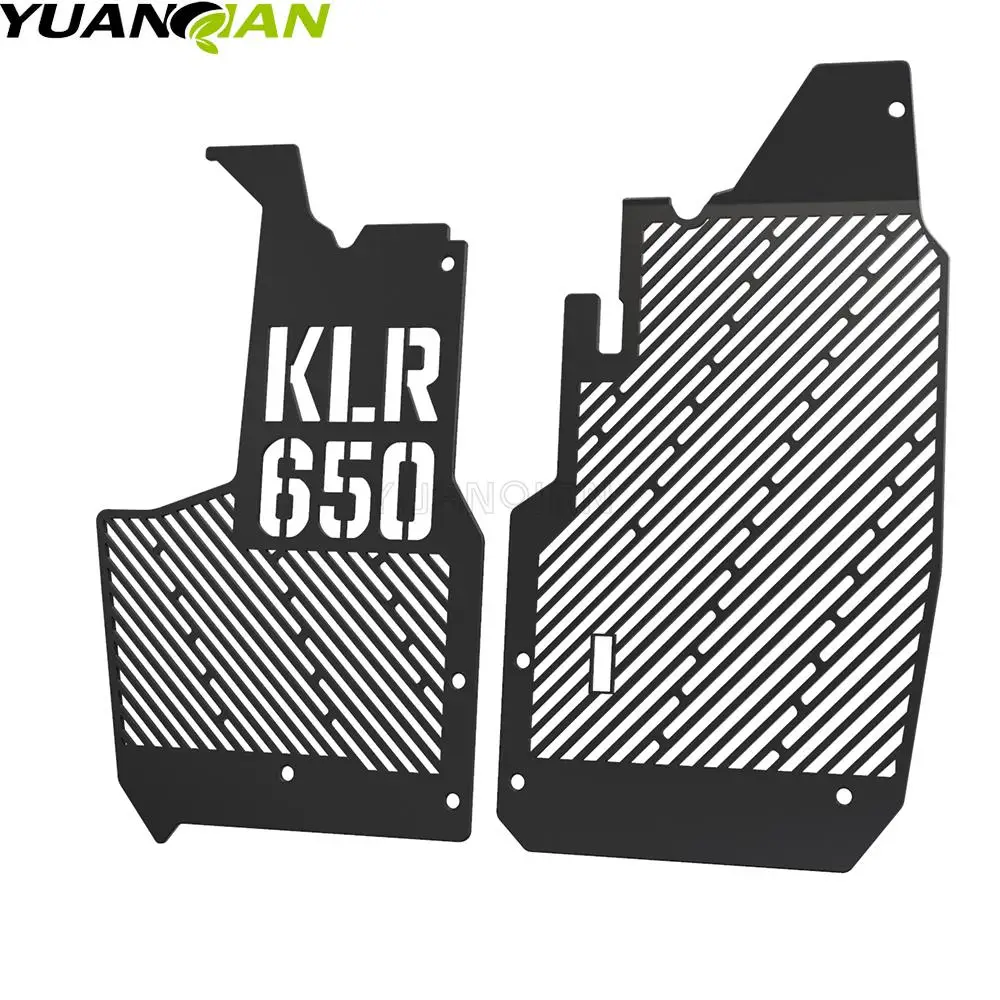 

FOR Kawasaki KLR650 KLR 650 klr650 Motorcycle Radiator Guard Aluminum Radiator Protector Cover Water Tank Shield 2022 2023 2024