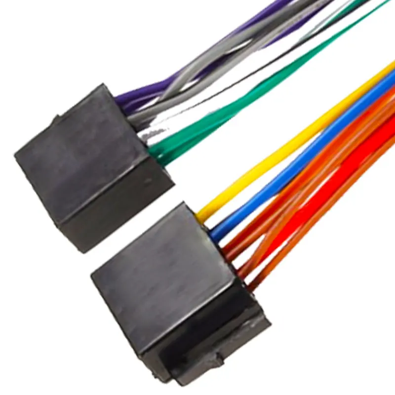 العالمي محولات الأسلاك تسخير محول العالمي أنثى ISO الأسلاك تسخير راديو السيارة محول موصل سلك التوصيل عدة #5