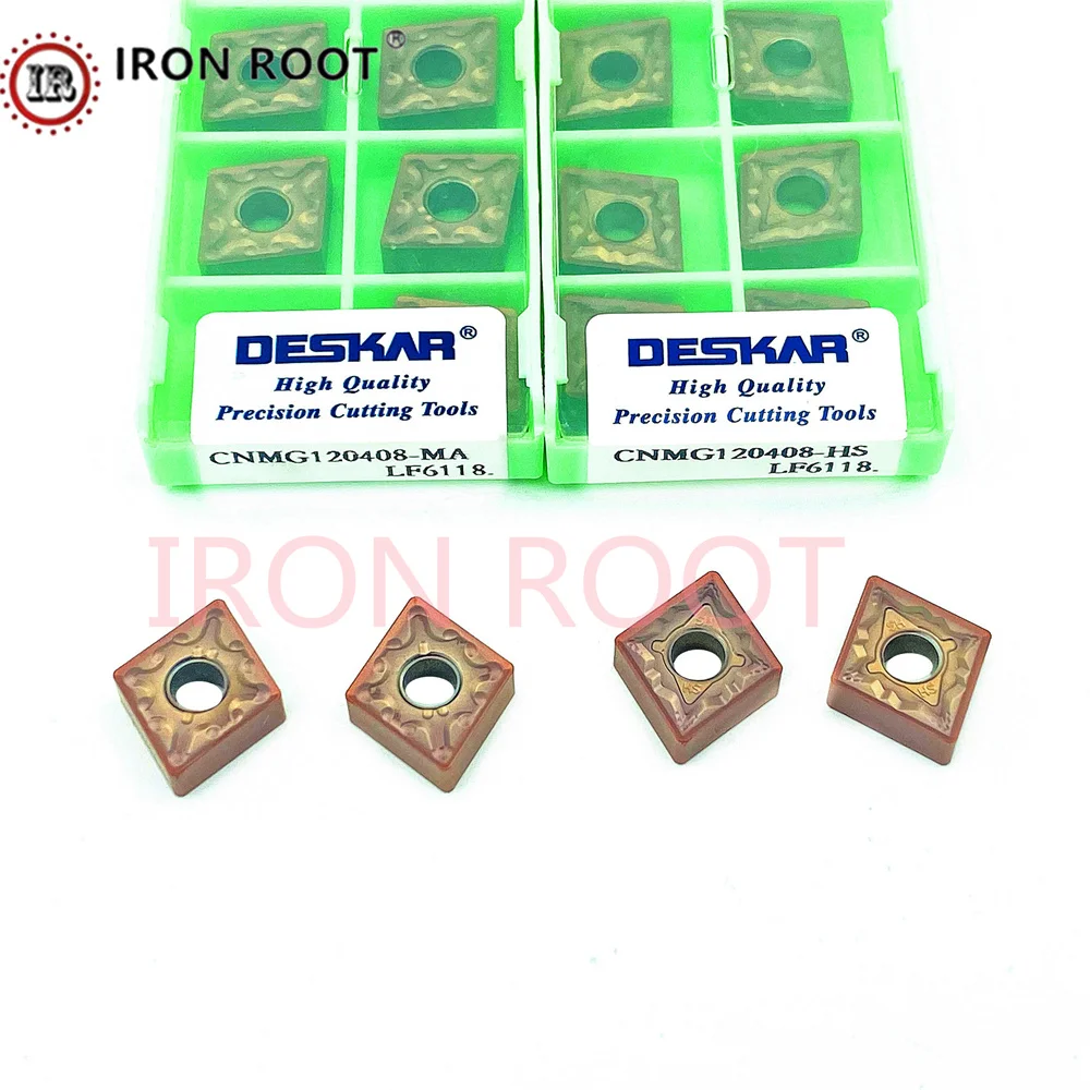 DESKAR indexable inserts CNMG431,CNMG432 120404,120408 LF6118 Carbide Inserts Turning Tools CNC Turning insert For  MCLNR/L