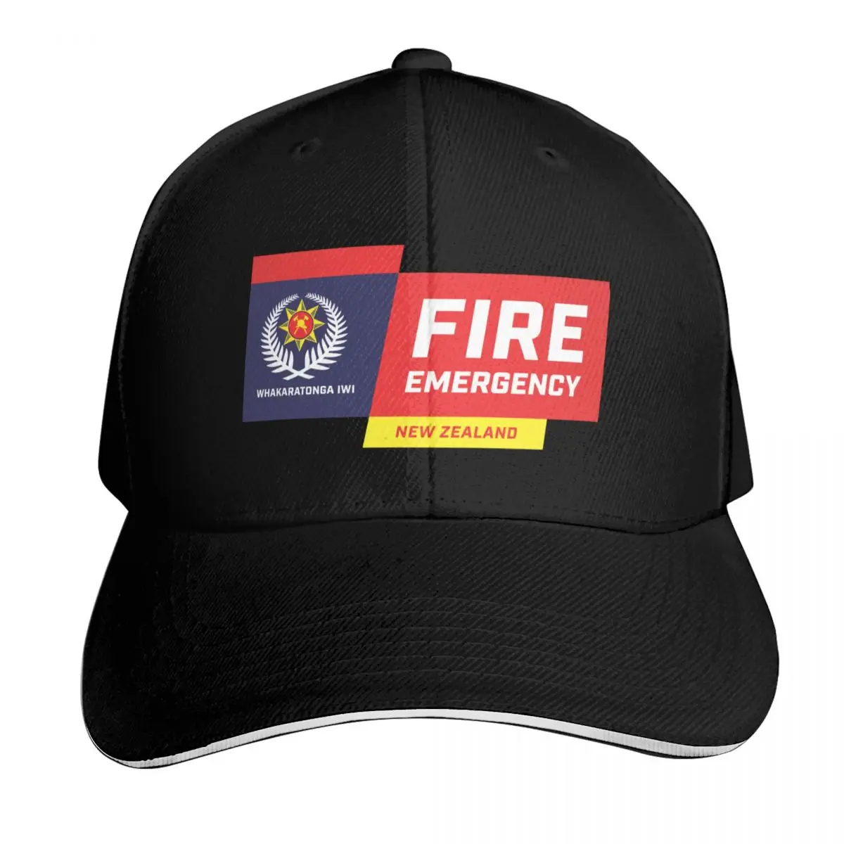 Fire and Emergency New Zealand Baseball Cap Summer Beach Travel Streetwear Hip Hop Trendy Vintage Retro Embroidered