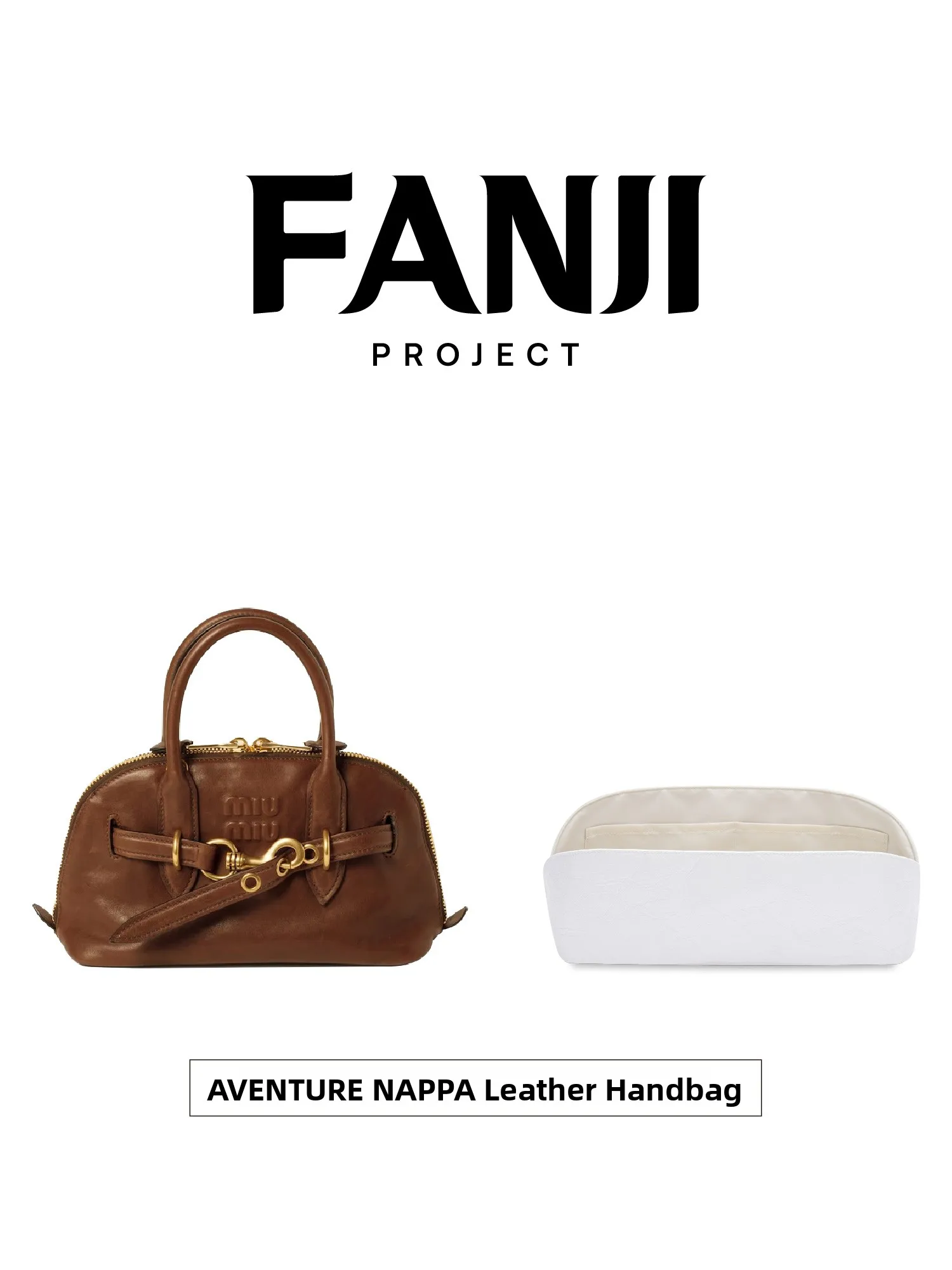 

Aventure Nappa Leather Handbag Small Size with Dupont Paper Inner Bag Lightweight Storage Organizer for Everyone