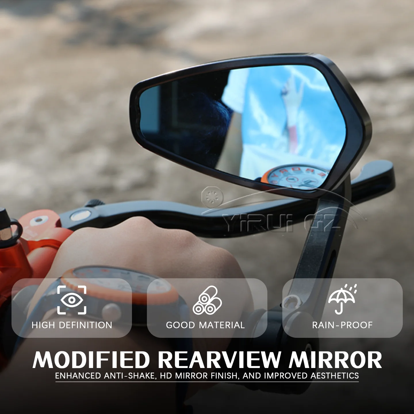 Motorcycle Mirror FOR Z750 800 Versys650 1000 er6f 7/8