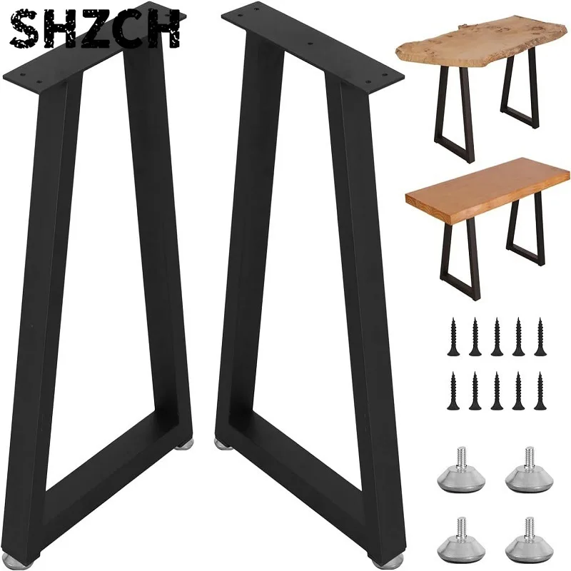 Iron Desk Legs for Table Bookshelf Support Frame Thick Metal Bar Legs Durable Furniture legs Heavy Load