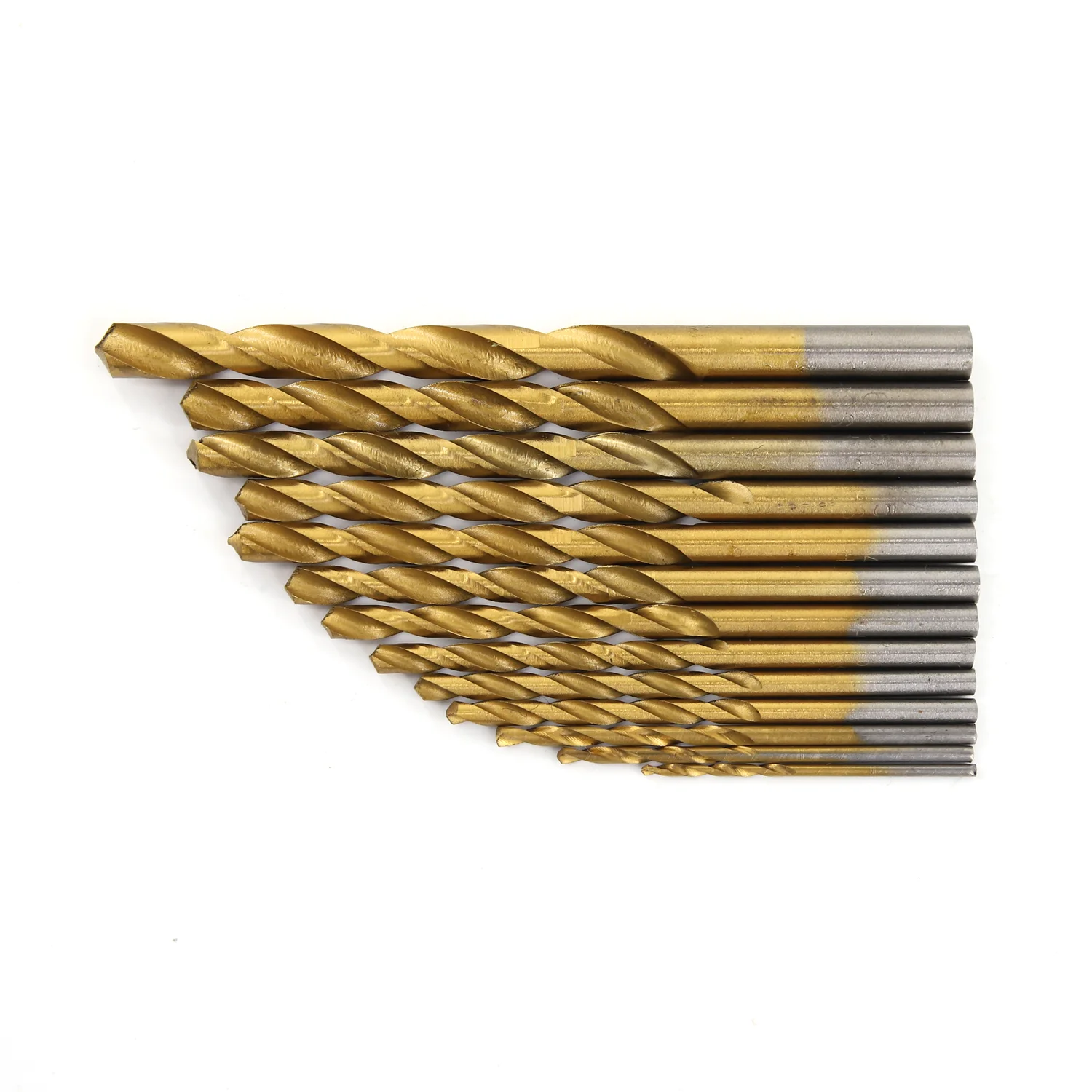 Set of 13pcs High Speed Steel Drills Bits Straight Shank Twist Drill Hole Opener for Woodworking Plastic Iron Aluminum Part-001