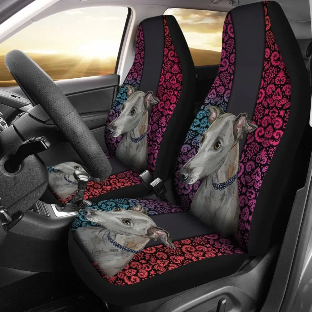 Basset Hound Amazing Gift Dog Lovers Car Seat Covers 211203,Pack of 2 Universal Front Seat Protective Cover