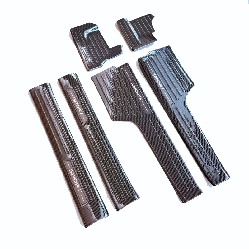 

Для Mazda CX-70 CX80 CX90 2024 2025, внутренняя накладка на порог из нержавеющей стали, защитные накладки на пороги, накладки для стайлинга автомобиля