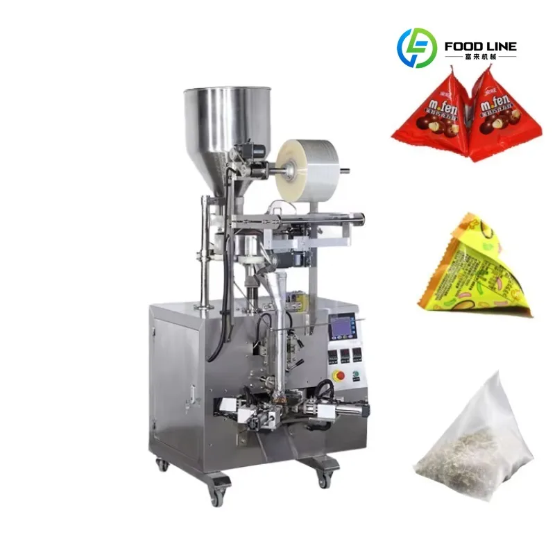 FL Custom  Packaging Machines Bean Grain Nut Food Weighing Packing Machine Vertical Triangular Tea Bag Packing Machine