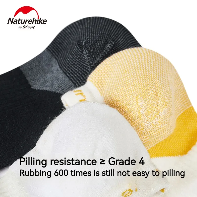 Naturehike Winter Sports Cycling Low Cut Short Socks Thermal Outdoor Running Damping Anti-odor Antibacterial Socks For Women Men