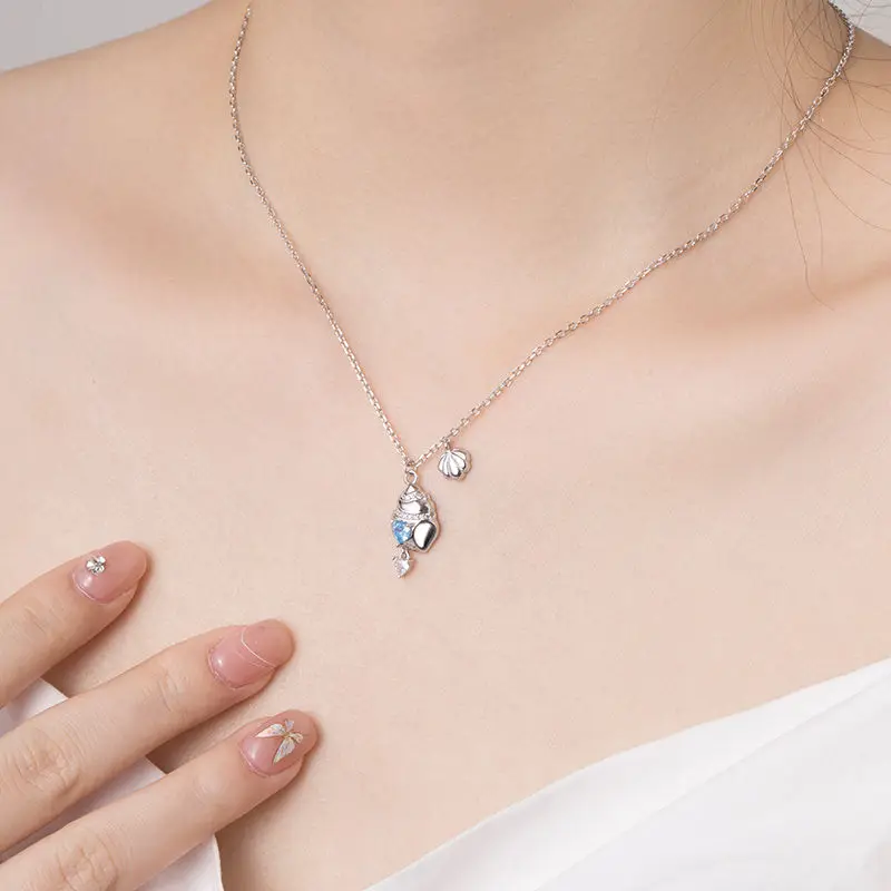 Clect Small Conch Collana Ragazze Catena di clavicole Accessori Regali