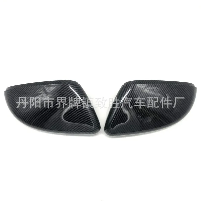 For VW Golf 6 Mirror Cover Carbon Fiber Style Water Transfer Printing Side Rear View Mirror Housing Cap Replacement Parts