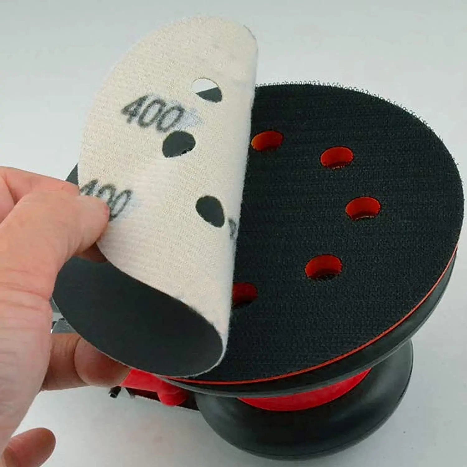 90 Pieces 5 Inch Sanding Discs Wet Dry Hook and Loop 240-3000 Grit 8 Holes Orbital Sander Paper 125mm Car Flocking Sandpaper