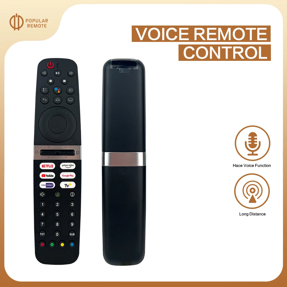 TV Voice Remote Replacement For Grundig Series Smart LED LCD TV