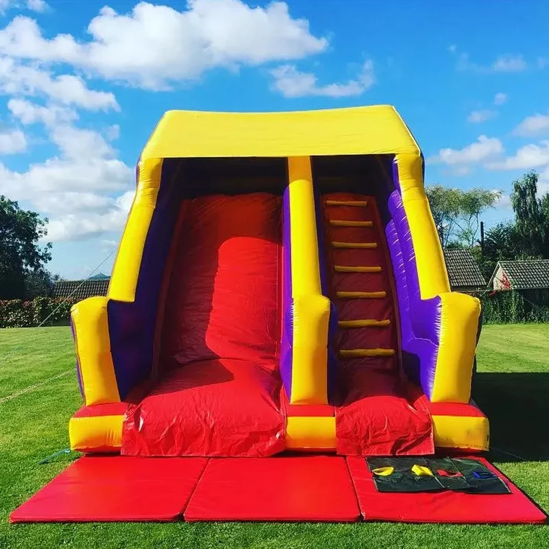 High Quality Inflatable Slide With Bright Colors Suitable For Children's Entertainment Cute Inflatable Slide Small Slide