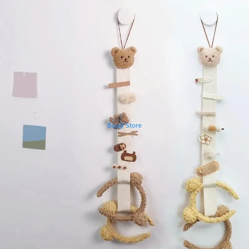 

63HE Hair Clips Organiser Headband Hanging Rope Baby Hair Accessories Organization