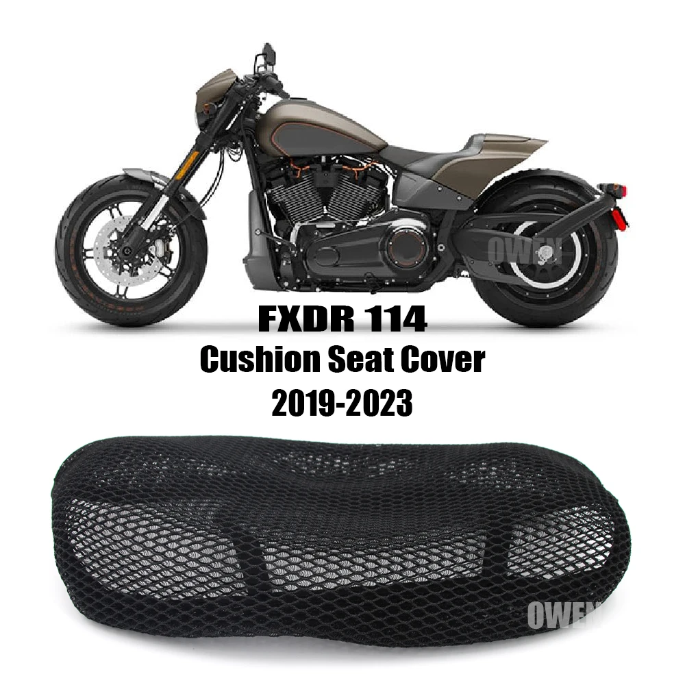 

For Fxdr114 Fxdr 114 Motorcycle Seat Covers Seat Protect Fxdr114 3D Mesh Cushion Seat Cover For Harley FXDR114 2019-2023