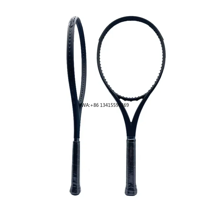 

27" High Quality Black Professional Carbon Fiber Tennis Rackets PA