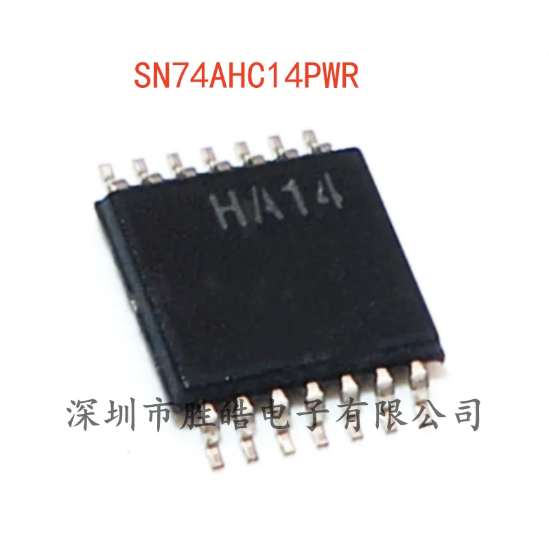 (2PCS)  NEW   SN74AHC14PWR   SN74AHC14    Six-Way Helmut Schmidt Trigger Inverte  Logic Chip   TSSOP-14   Integrated Circuit