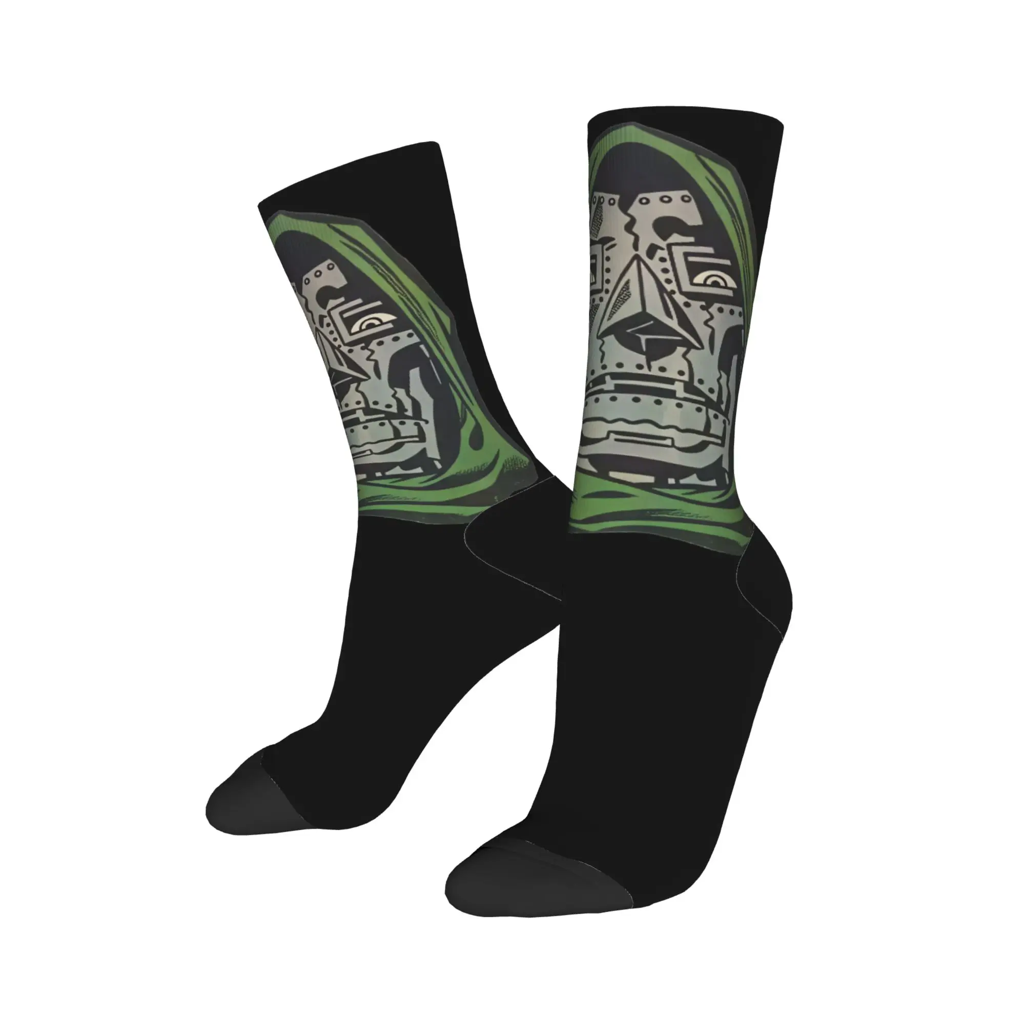 Dr Dooms Stockings  Pattern Gothic Socks Spring Non-Slip Socks Men Outdoor Soft Breathable Socks