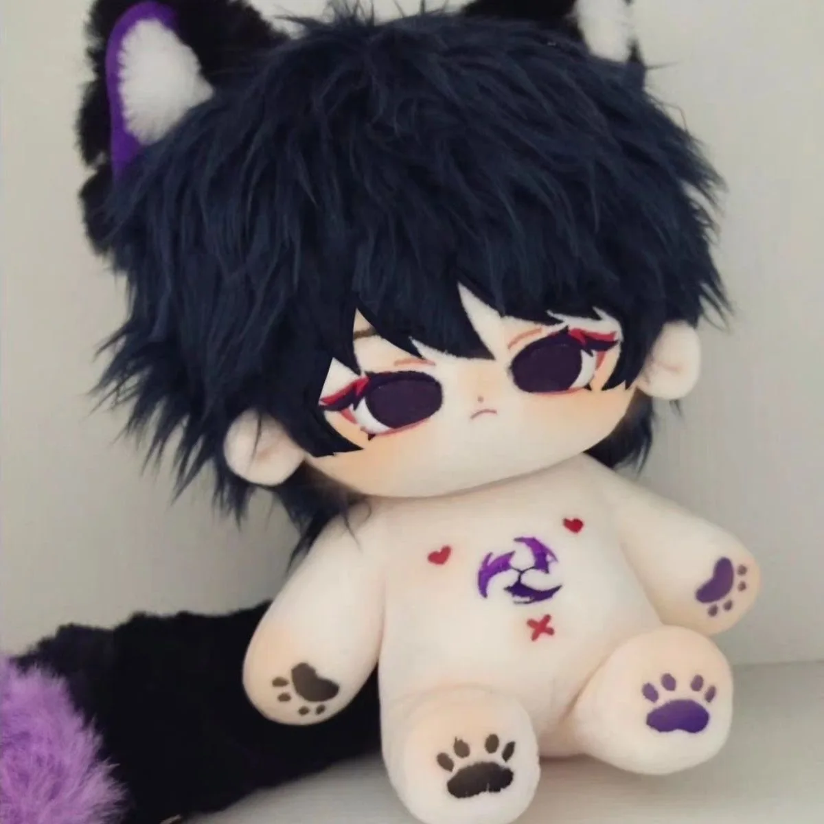 

2026 New Genshin Impact Scatterer Cosplay Attribute Cotton Doll 20cm Wanderer Langxian Peripheral Dolls Change into Plush Dolls