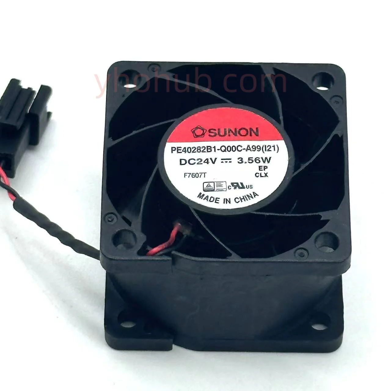 

SUNON PE40282B1-Q00C-A99 DC 24V 3.56W 40x40x28mm 2-Wire Server Cooling Fan