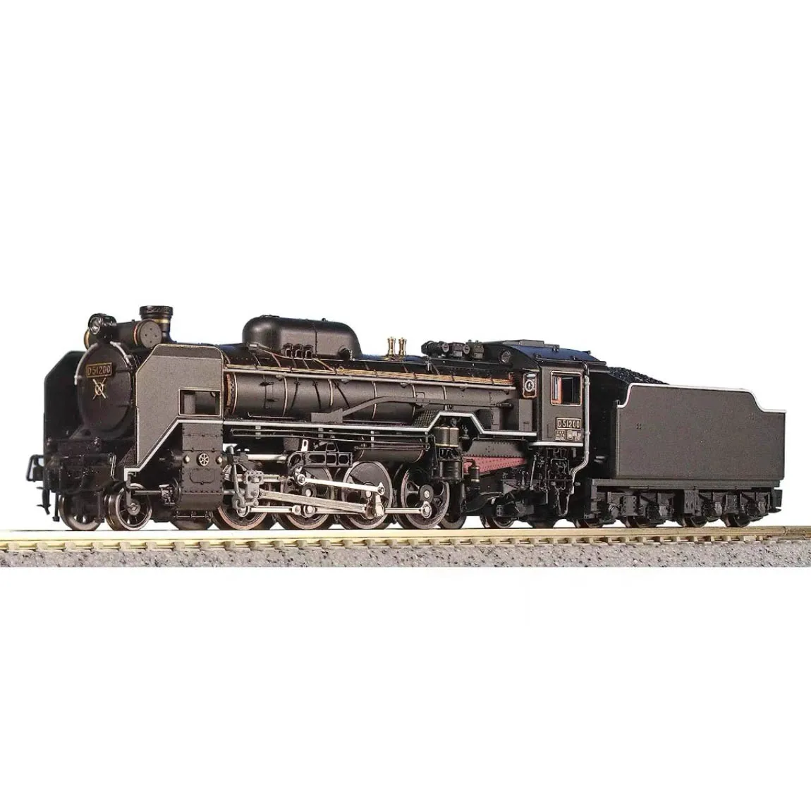 KATO N Scale Train Model D51 Steam Locomotive Old Passenger Car 1+4 Combination 1/160 Rail Car Model Toy