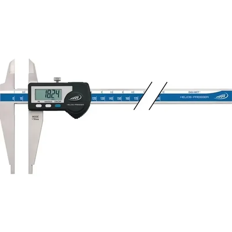 HELIOS PREISSER DIGI MET 300 mm Digital Caliper with Knife Tips Workshop Tape Measure DIN 862
