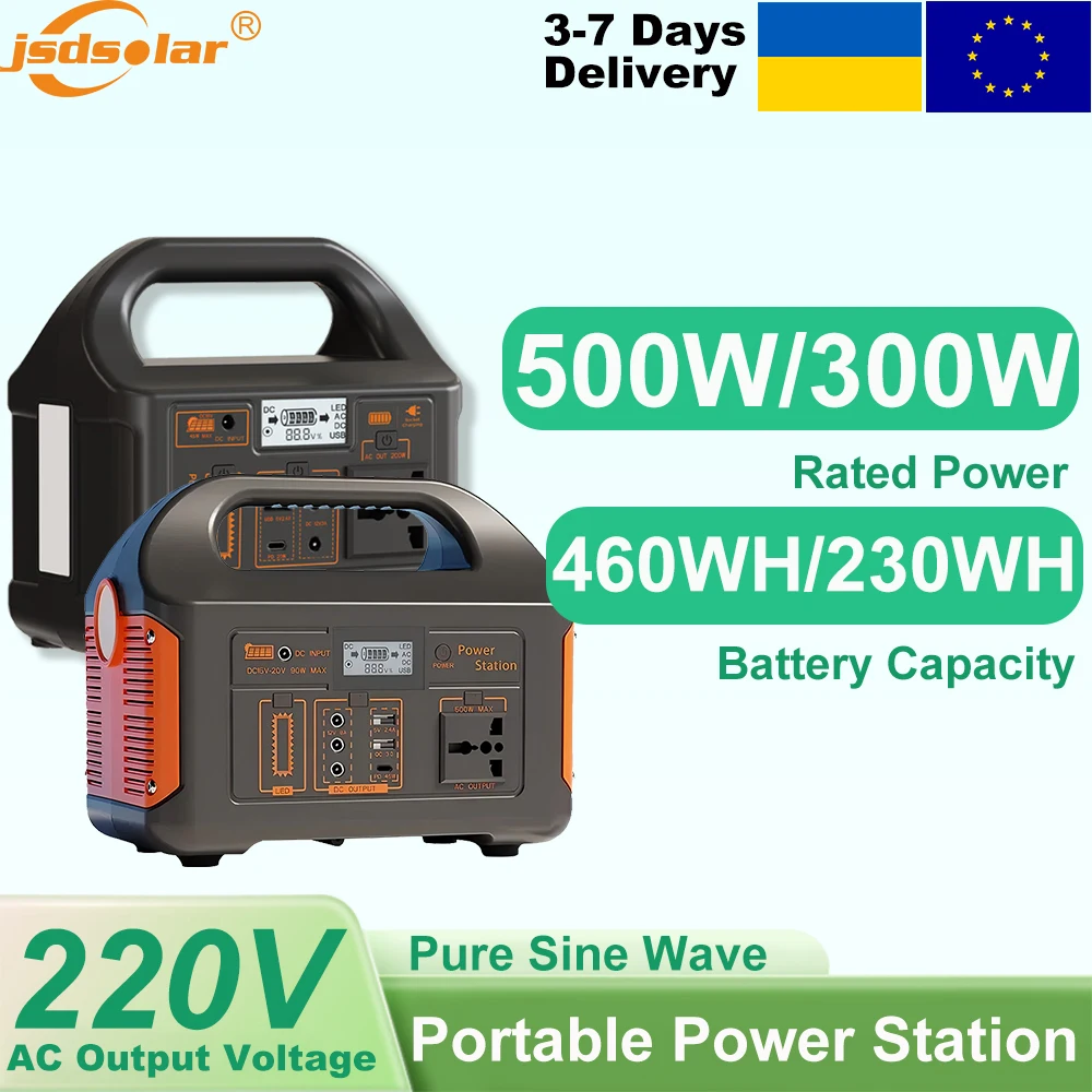 Gaiaray Solarstromversorgung 460Wh USV Schnellladung 500W 300W Tragbare …