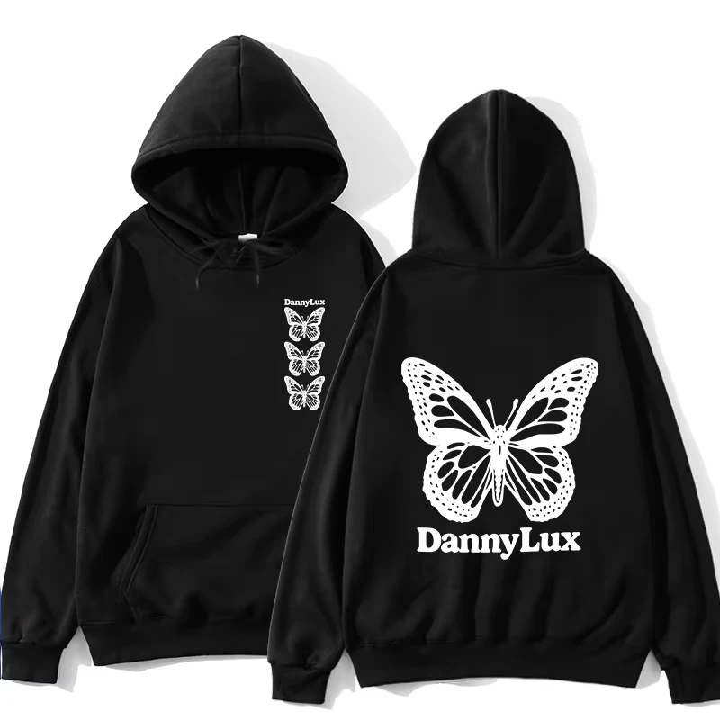 

Осень/зима Dannylux-мужская и женская толстовка с длинными рукавами и бабочкой в стиле хип-хоп, модная одежда, новая спортивная одежда высокого качества