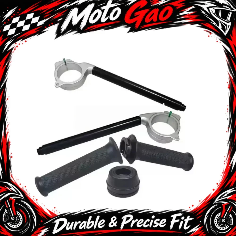 【Precise Fit】FOR QJMOTOR SRK921RR Left and right steering handlebars, handlebar grips, balance weights, and plugs.